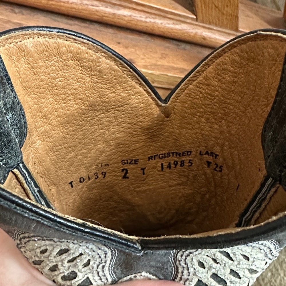 Kids Western Cowgirl boots - Picture 4 of 4